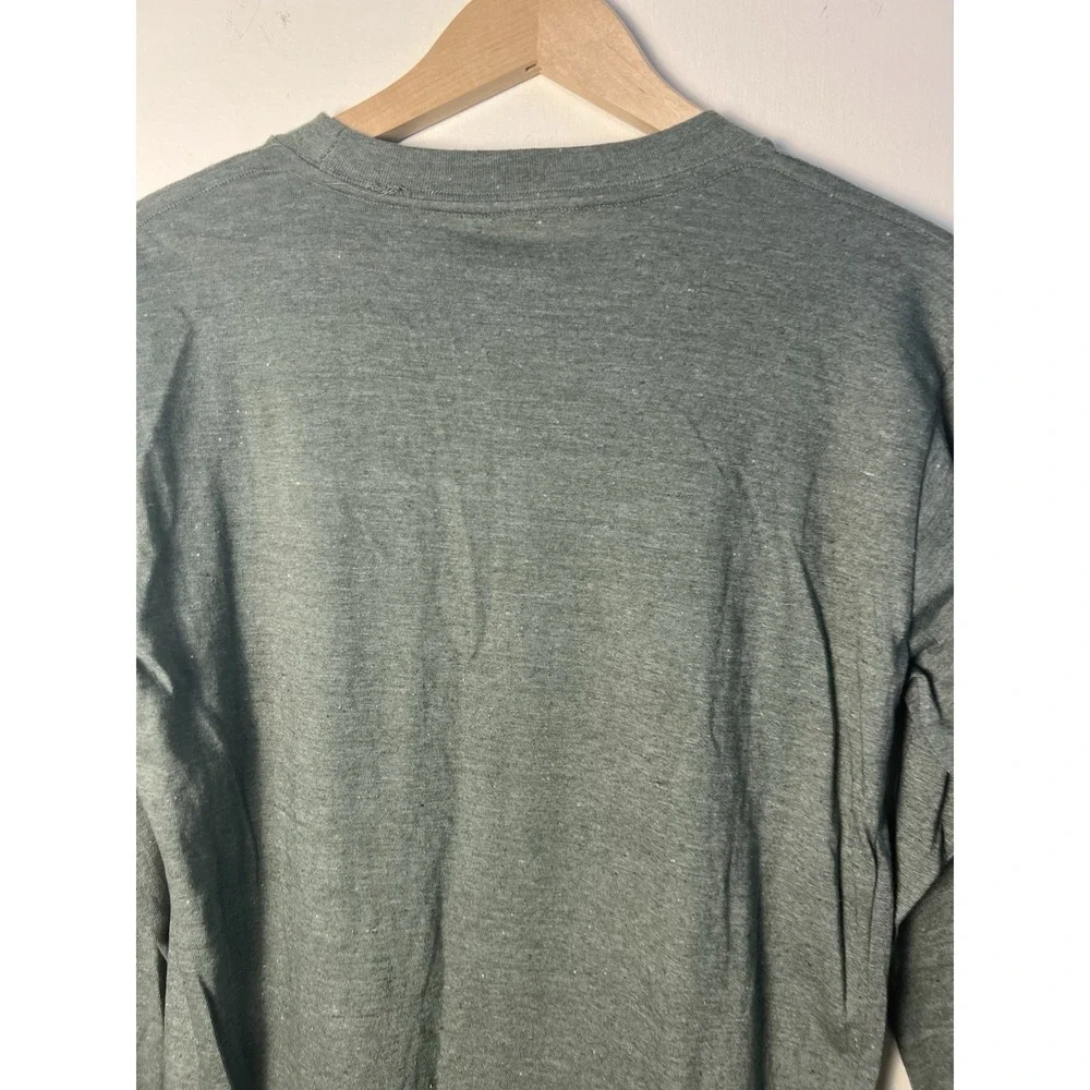🛍️Preswick & Moore Men Sleep shirt Green Heather Small‎ Long Sleeve Jersey Soft